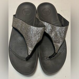 Fitflop Black Sandals size 8